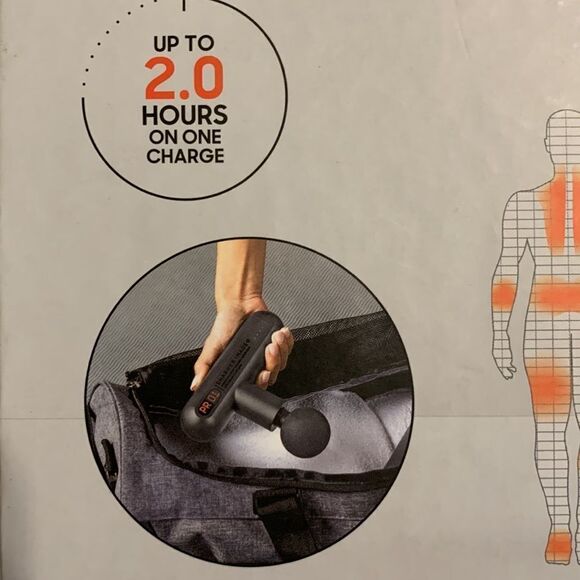 Sharper Image Powerboost Move portable percussion massager NWT - Picture 4 of 9